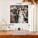 Custom Photo Couple Love Song - Gift For Couples - Personalized Vertical Rectangle Acrylic Plaque