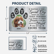 Custom Photo You Were My Favorite Hello - Gift For Pet Lovers - Personalized Aluminum Wallet Card