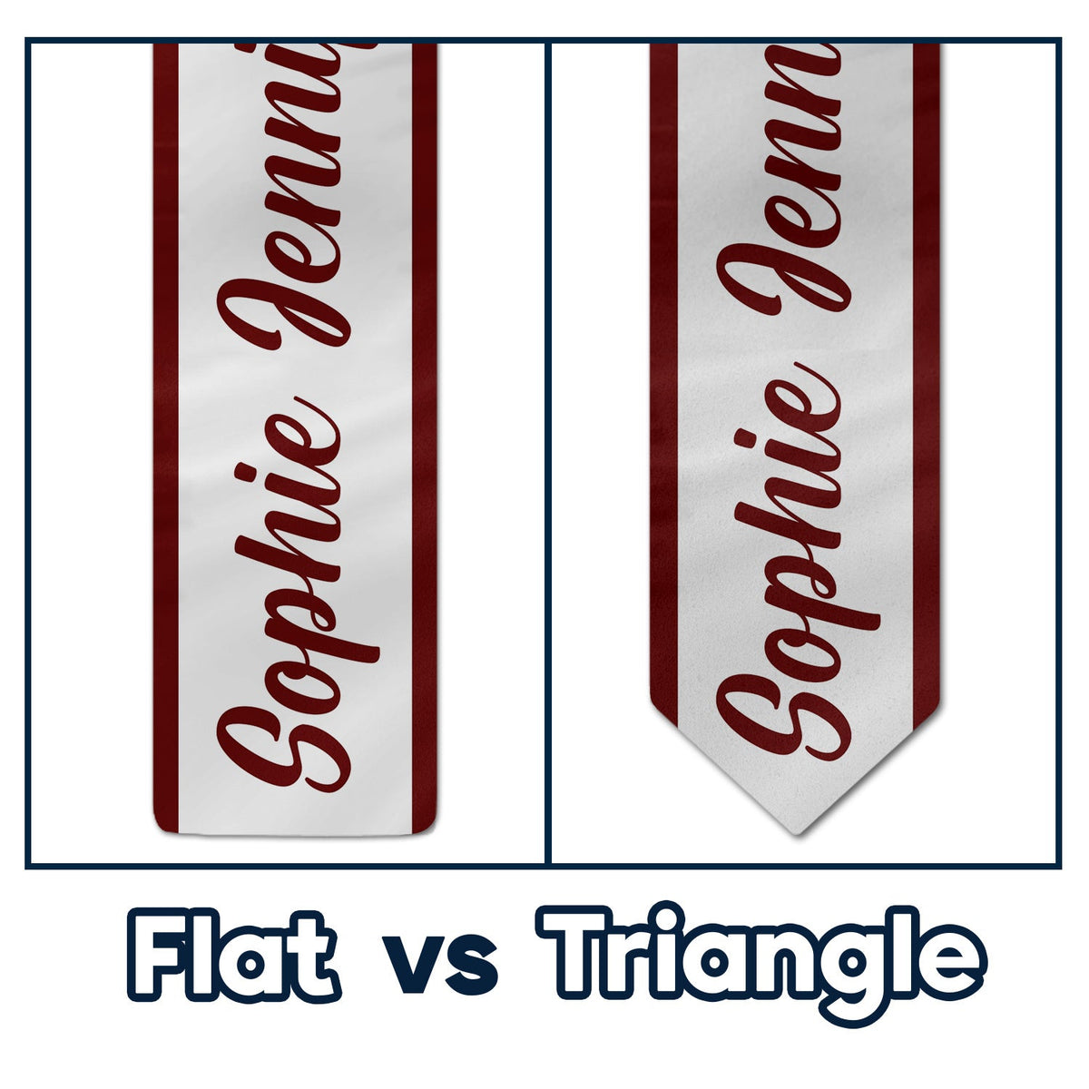 Custom Photo Congratulations Graduates - Graduation Gift - Personalized Stoles