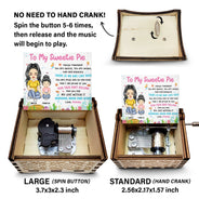 Always Remember You Are Special - Gift For Granddaughter, Grandson, Kids - Personalized Spin Button, Hand Crank Music Box