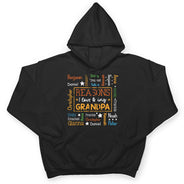 Reason I Love Being A Grandpa Dad - Gift For Grandfather, Father - Personalized T Shirt