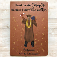She Believed She Could - Graduation Gift, Gift For Friends - Personalized Leather Journal