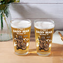 This Papa Bear Belongs To - Personalized Beer Glass