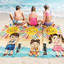 Summer Kids - Personalized Beach Towel