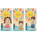 Summer Kids - Personalized Beach Towel