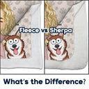 Pet Lovers, Cat Lovers, Dog Lovers, Gift For Yourself - Pet Lovers Cats Make Me Happy Humans Make My Head Hurt - Personalized Fleece Blanket, Sherpa Blanket