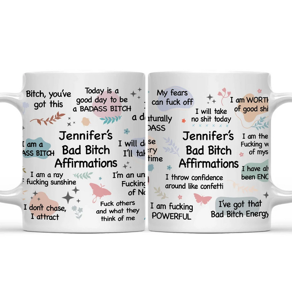 Girl's Daily Affirmations - Personalized Mug