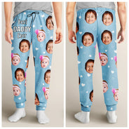 Custom Photo,Gift For Mother,Gift For Grandma,Love - Custom Photo Best Mom Grandma Ever - Personalized Pajama Pants