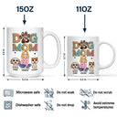 Dog Lovers, Dog Mom - Dog Mom Leopard - Personalized Mug