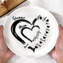 Gift For Mother, Gift For Grandma, Grandma - Grandkids - Grandma Mom Sweethearts - Personalized Ceramic Plate