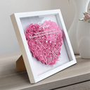 Gift For Bestie, Gift For Sisters - I Promise You Won't Have To Face Them Alone - Personalized Flower Shadow Box