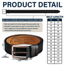 Gift For Brothers, Gift For Husband, Gift For Boyfriend - Congrats On Being My Brother - Personalized Engraved Leather Belt