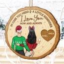 Christmas,Gift For Couples,Gift For Husband,Gift For Wife,Gift For Boyfriend,Happy - In Case You Need A Little Reminder Couple - Personalized Custom Shaped Wooden Ornament