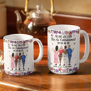 Gift For Bestie,Gifts For Colleagues,Gift For Sisters,Funny,Gift For Sibling -No One Will Ever Be As Entertained By Us As Us Backside Bestie - Personalized White Edge-to-Edge Mug