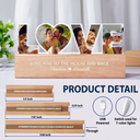 Old Couples,Gift For Husband,Gift For Wife,Gift For Boyfriend,Gift For Girlfriend,LGBT,Love,Custom Photo - Custom Photo Love You To The Moon And Back - Personalized Custom Shaped LED Light