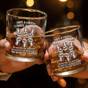Gift For Brothers,Cousin,Happy - Once A Brother Always A Brother Metal Effect Hand Punch - Personalized Whiskey Glass