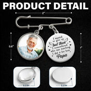 Custom Photo Graduation I Remembered Who Was Watching - Personalized Graduation Tassel Pin