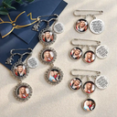 Custom Photo Behind You All Your Memories - Personalized Graduation Tassel Pin