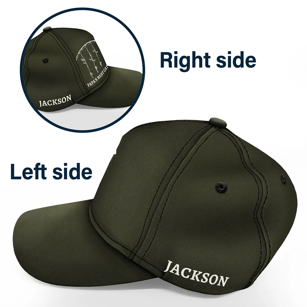 Gift For Father,Gift For Grandpa,Fishing,Grandpa's Hobby,Dad's Hobby,Summer,Non-Eng,Icon,Proud - Reel Cool Grandpa Dad - Personalized Classic Cap