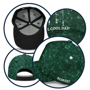 Gift For Father,Gift For Grandpa,Fishing,Grandpa's Hobby,Dad's Hobby,Summer,Non-Eng,Icon,Proud - Reel Cool Grandpa Dad - Personalized Classic Cap