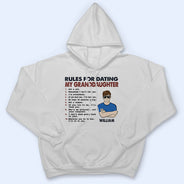 Rules For Dating My Daughter - Gift For Father - Personalized Custom T Shirt