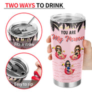 Beach Best Friend Apparently We're Trouble When We're Together - Gift For Bestie - Personalized Custom Tumbler