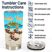 Bestie Girls Trip Here's To Another Year - Gift For Best Friends - Personalized Custom Tumbler