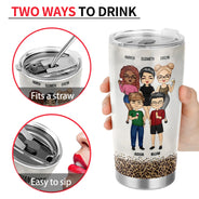 BFF Besties Another Year Of Bonding Over Alcohol - Gift For Best Friends - Personalized Custom Tumbler