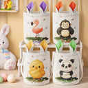 Gift For Kids,Grandpa - Grandkids,Grandma - Grandkids,Gift For Grandkids,Easter - Adorable Animal With Name - Personalized Bunny Ears Bucket Bag