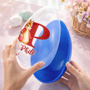 Easter,Happy,Gift For Kids,Parents - Adorable Bunny Holding An Egg Basket - Personalized Fillable Egg