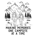 Gift For Couples,Old Couples,Gift For Husband,Gift For Wife,Gift For Boyfriend,Gift For Girlfriend,Happy - Adventure Partners For Life - Personalized Decor Decal