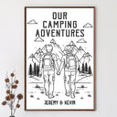 Gift For Couples,Gift For Husband,Old Couples,Gift For Wife,Gift For Boyfriend,Gift For Girlfriend,LGBT,Love - Adventure Partners For Life - Personalized Poster