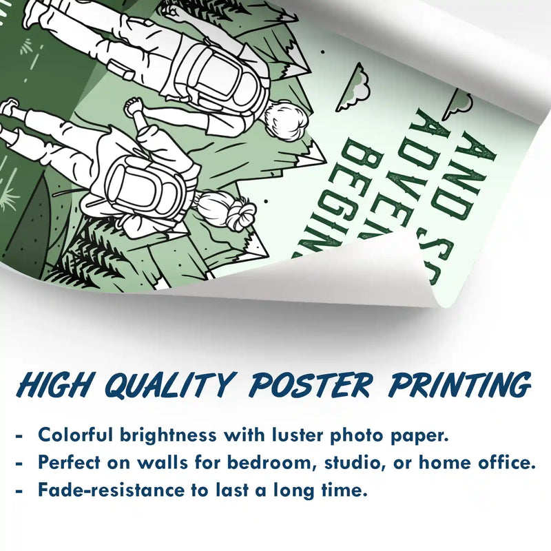 Gift For Couples,Gift For Husband,Old Couples,Gift For Wife,Gift For Boyfriend,Gift For Girlfriend,LGBT,Love - Adventure Partners For Life - Personalized Poster