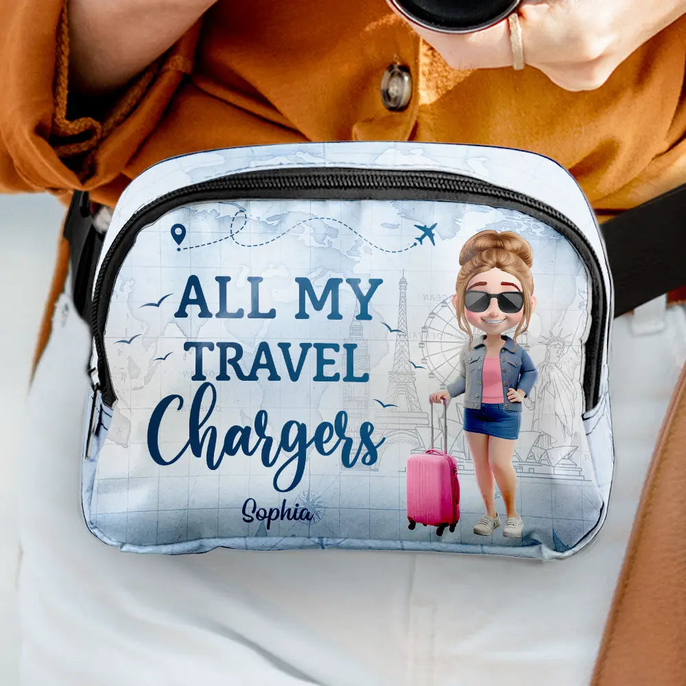 All My Charging Sh*t - Personalized Crossbody Belt Bag