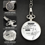 Always Be Your Little Girl - Personalized Pocket Watch