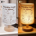 Love, Long Distance, Gift For Couples, Gift For Bestie, Gift For Sibling - Always Under The Same Sky Long Distance Relationship - Personalized Fabric Lamp
