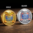 America 250th,Independence Day - America 250 Anniversary Family Name - Personalized Commemorative Keepsake Coin