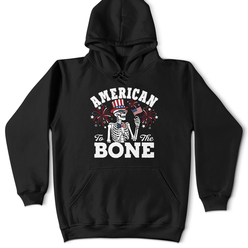 Gift For Yourself,Gift For Women,Gift For Men,Independence Day,America 250th,No Custom,Funny - America 250 Patriotic Skeleton American To The Bone - T Shirt