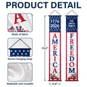 America 250th,Independence Day,Family,Proud,Custom Text - America 250 Years Of Freedom - Personalized Porch Banners