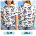Gift For Yourself,Gift For Women,Gift For Men,Independence Day,America 250th,Happy - America 250 Years Of Freedom Cowboy Skeleton - Personalized Hawaiian Shirt