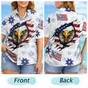 Gift For Yourself,Gift For Women,Gift For Men,Independence Day,America 250th,Happy,No Custom - America 250 Years Patriotic Eagle Breaks Free - Hawaiian Shirt
