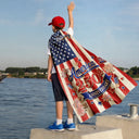 America 250th,Independence Day,Gift For Yourself,Proud,Custom Text - America 250th Anniversary - Personalized Costume Capea