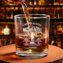 America 250th,Independence Day,Gift For Men,Gift For Yourself,Proud,Custom Text - America 250th Anniversary - Personalized Whiskey Glass
