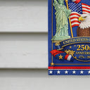 Family, Parents, Gift For Grandparents, Happy - America 250th Anniversary Family - Personalized Flag