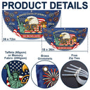 Independence Day,America 250th,Family,Gift For Sibling,Gift For Grandparents,Parents,Gift For Yourself,Proud - America 250th Anniversary Family - Personalized Non-Pleated Fan Flag