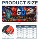 Family,America 250th,Happy - America 250th Anniversary Family Name - Personalized Horizontal Banner