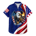 Gift For Men, Gift For Yourself, Happy - America 250th Anniversary US Pride Patriotic Eagle - Personalized Hawaiian Shirt
