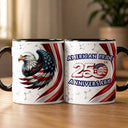 Independence Day,America 250th,Gift For Men,Icon,Proud - America 250th Anniversary US Pride Patriotic Eagle - Personalized Mug