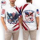 Gift For Men,Gift For Yourself,Happy - America 250th Anniversary US Pride Patriotic Eagle - Personalized Polo Shirt
