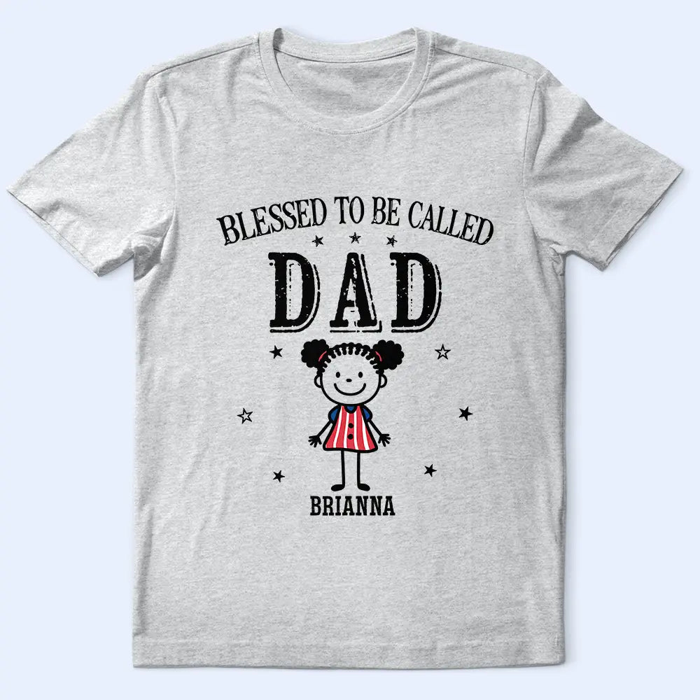 Independence Day,Gift For Grandpa,Humorous,Custom Text - America Blessed To Be Called Papa Nana - Personalized T Shirt